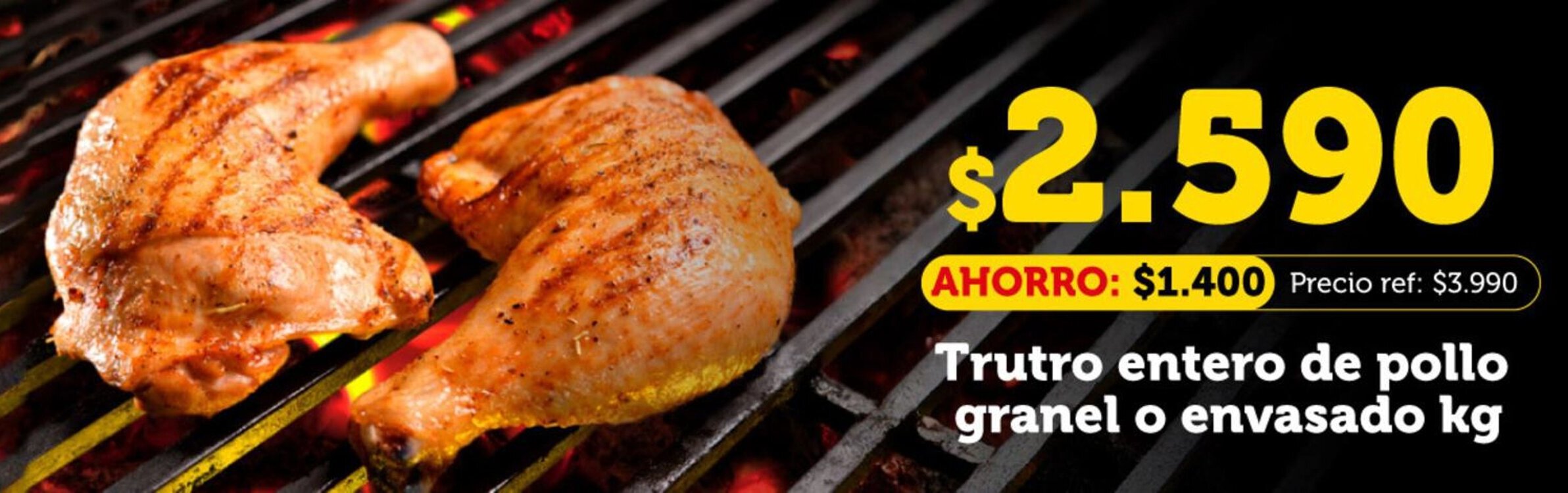 Santa Isabel Trutro entero de pollo granel o envasado oferta