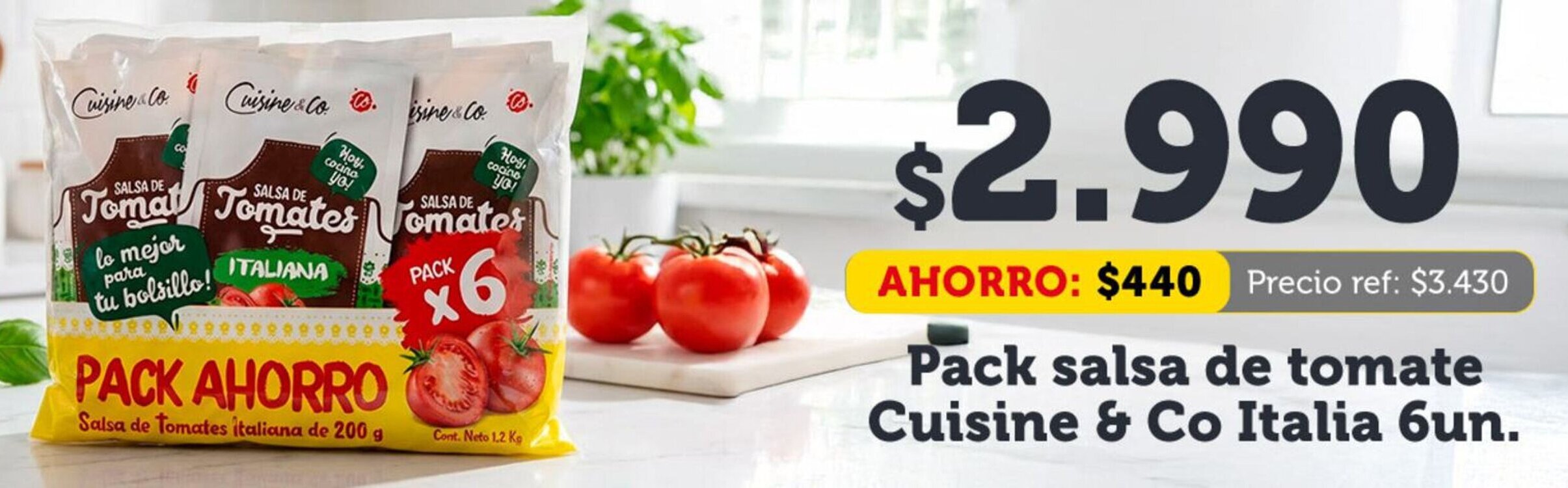 Santa Isabel Cuisine & Co Italia salsa de tomate oferta