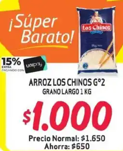 Alvi Arroz los chinos g°2 grano largo oferta