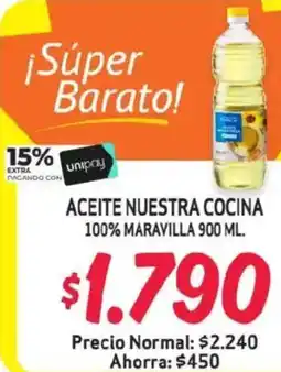 Alvi Nuestra cocina aceite 100% maravilla oferta