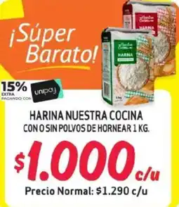 Alvi Harina nuestra cocina con o sin polvos de hornear oferta