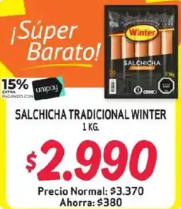 Alvi Winter salchicha tradicional oferta
