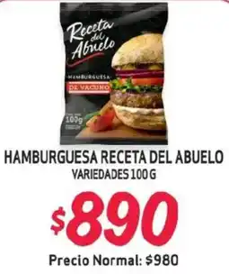 Alvi Receta del abuelo hamburguesa variedades oferta