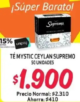 Alvi Supremo té mystic ceylan oferta