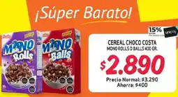 Alvi Cereal choco costa mono rolls o balls oferta