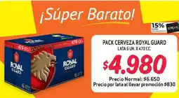 Alvi Royal guard pack cerveza oferta