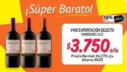 Alvi Exportación selecto vino oferta