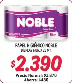 Alvi Noble papel higiénico oferta