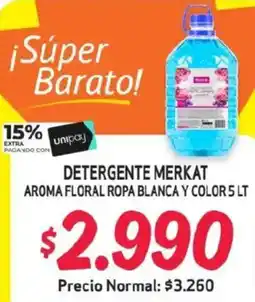 Alvi Merkat detergente aroma floral ropa blanca y color oferta