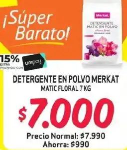 Alvi Merkat matic detergente en polvo floral oferta