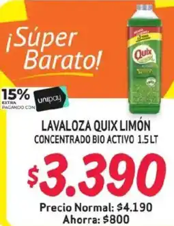 Alvi Quix lavaloza limón concentrado bio activo oferta