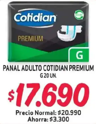 Cotidian panal adulto premium