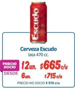 Alvi Escudo cerveza lata oferta