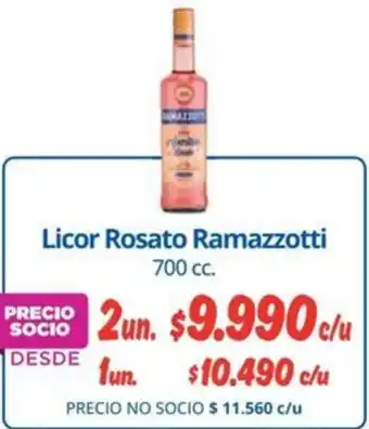 Ramazzotti licor rosato