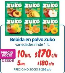 Alvi Zuko bebida en polvo variedades rinde oferta