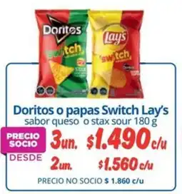 Alvi Doritos o Lay;s Switch oferta