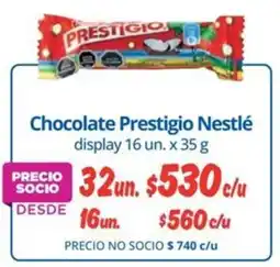 Alvi Nestlé Prestigio chocolate oferta