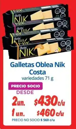 Alvi Costa Nik galletas oblea oferta