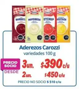 Alvi Carozzi aderezos oferta