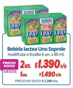 Alvi Soprole Uno bebida lactea oferta
