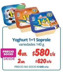 Alvi Soprole 1+1 yoghurt oferta