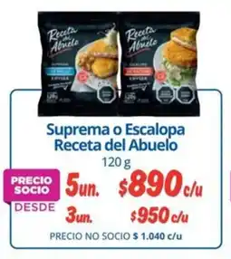 Alvi Receta del Abuelo suprema o escalopa oferta