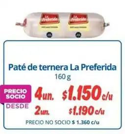 Alvi La Preferida paté de ternera oferta