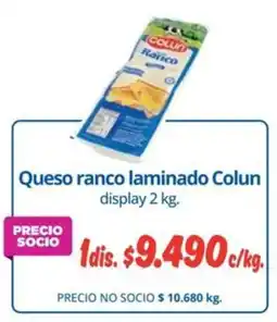 Alvi Colun queso rancho laminado oferta