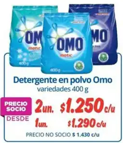 Alvi Omo detergente en polvo variedades oferta