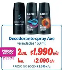 Alvi Axe desodorante spray variedades oferta