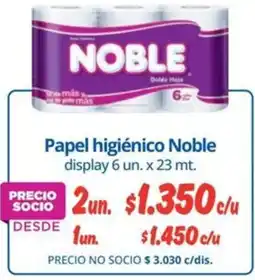 Alvi Noble papel higiénico display oferta