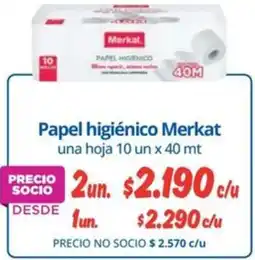Alvi Merkat papel higiénico una hoja oferta