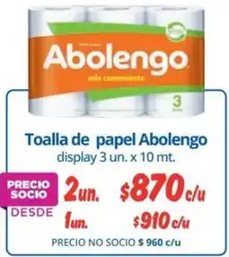 Alvi Abolengo toalla de papel display oferta