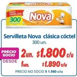 Alvi Nova servilleta clásica cóctel oferta