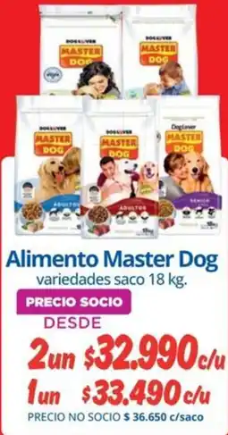 Alvi Master dog alimento variedades saco oferta
