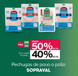 Tottus Sopraval pechugas de pavo o pollo oferta