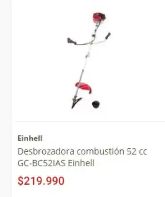 Easy Einhell Desbrozadora combustion 52cc GC-BC52IAS Einhell oferta