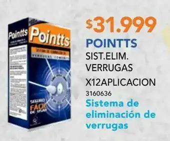 Salcobrand Pointts sistema de eliminación de verrugas oferta