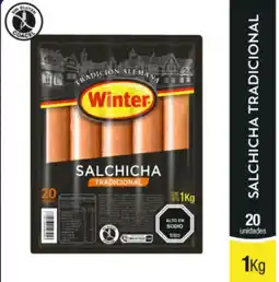 Super Bodega a Cuenta Winter salchicha tradicional oferta