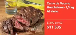 Super Bodega a Cuenta Al vacío carne de vacuno huachalomo oferta