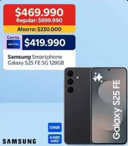 Lider Samsung smartphone galaxy S25 FE oferta