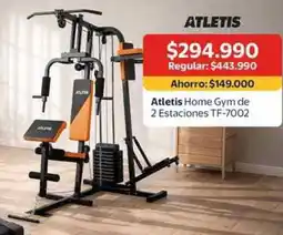 Lider Atletis home gym de 2 estaciones TF-7002 oferta
