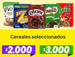 Unimarc Cereales seleccionados oferta