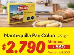 Unimarc Colun mantequilla pan oferta