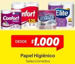 Unimarc Papel higiénico seleccionados oferta