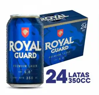 Royal Guard premium lager cerveza