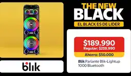Lider Blik Lightup 1000 Bluetooth parlante oferta
