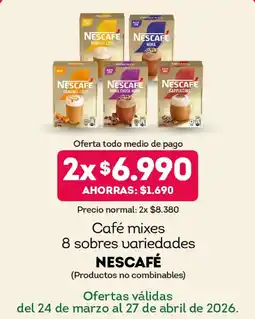 Tottus Nescafé café mixes oferta
