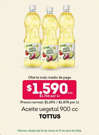 Tottus aceite vegetal