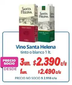 Alvi Santa Helena vino tinto o blanco oferta